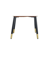 Wooden Twist Sudica Steel Frame Dining Chair with Metal Legs Waterproof Upholstery Comfortable Durable Design for Kitchen & Dining Room (Pack of 1)