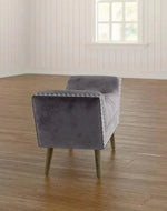 Bloomart Button Tufted Loto Modernize Solid Wood Couch Chaise Lounge