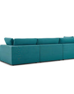 Bloomart Modernize Relleno L-Shape 4 Piece Sectional Sofa Set