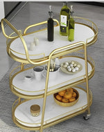 Elegant serving trolley 