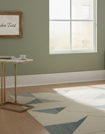 Bloomart Modern Golden Side Table with White Marble Finish  Laminated Top for Living Room