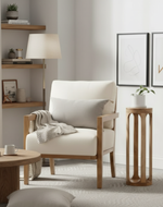 Bloomart Modern Wooden End Table for Living Room, Bedroom