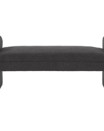 Bloomart Soft Hropzy Boucle Upholstered Armrest Entryway Ottoman Bench