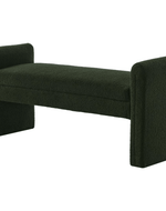 Bloomart Soft Hropzy Boucle Upholstered Armrest Entryway Ottoman Bench