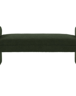 Bloomart Soft Hropzy Boucle Upholstered Armrest Entryway Ottoman Bench