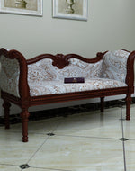 Handicraft Wooden Settee Living Room Couch Sofa (2 Seater) - Bloomart