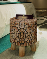Bloque De Madera Coffee Table Set Brown