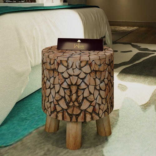 Bloque De Madera Coffee Table Set Brown