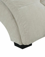 Bloomart Modus Button Tufted Design Chaise Lounge Couch for Stylish Living Room Home Decor