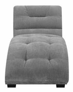Bloomart Modus Button Tufted Design Chaise Lounge Couch for Stylish Living Room Home Decor