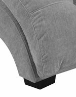 Bloomart Modus Button Tufted Design Chaise Lounge Couch for Stylish Living Room Home Decor