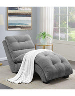 Bloomart Button Tufted Modernize Solid Wood Couch Chaise Lounge - Bloomart
