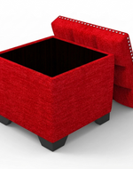 Eccentric Stool Cum End Table with Storage