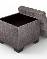 Eccentric Stool Cum End Table with Storage