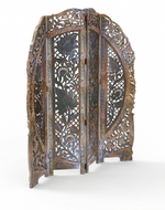 Wooden Partition Screen Room Divider In 4 Panel