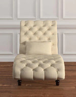Bloomart Laze Button Tufted Design Chaise Lounge Couch for Stylish Living Room Home Decor