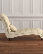 Bloomart Laze Button Tufted Design Chaise Lounge Couch for Stylish Living Room Home Decor