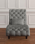 Bloomart Laze Button Tufted Design Chaise Lounge Couch for Stylish Living Room Home Decor