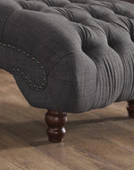 Bloomart Laze Button Tufted Design Chaise Lounge Couch for Stylish Living Room Home Decor
