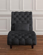 Bloomart Laze Button Tufted Design Chaise Lounge Couch for Stylish Living Room Home Decor