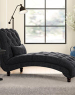 Bloomart Laze Button Tufted Design Chaise Lounge Couch for Stylish Living Room Home Decor