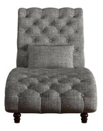 Bloomart Laze Button Tufted Design Chaise Lounge Couch for Stylish Living Room Home Decor