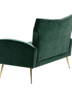 Wooden Square Arm Loveseat Wing Back Chair Set 2+1+1 (Metal Legs)