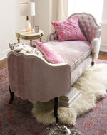 Bloomart Dippa Tufted Modern Chaise Lounge ( Pink )
