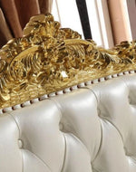 Bloomart Royal Antique Gold Carved Sofa ( 2 Seater )