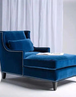 Bloomart Majestic Wing Back Solid Wood Chaise Lounge - Bloomart