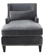 Bloomart Majestic Wing Back Solid Wood Chaise Lounge