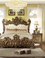 Teak Wood King Size Bed With Side Tables And Dressing Table With Mirror - WoodenTwist
