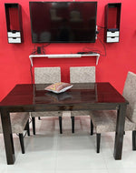 Premium Teak Wood 6 Seater Dining Table Set - WoodenTwist