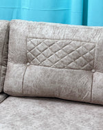 Wooden Cozy Design 3 Seater Sofa Comfort for Backrest (BROWN)