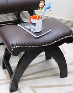 Royal Rocking Chair with Foot Rest ( Walnut )