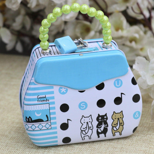 Printed Coin Bank With Lock And Key - Bloomart