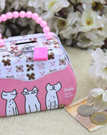 Printed Coin Bank With Lock And Key - Bloomart