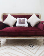 Bloomart Hand Carved Loveseat Teak Wood 2 Seater Bench