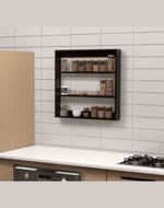 Bloomart  Husky Big Kitchen Multi-Function Wall Shelf with 3-Tier Storage Rack