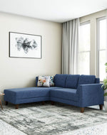 Azul 5 seater Left-Side L Shape Fabric Sofa Set - Bloomart