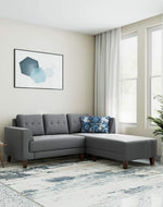 Azul 5 seater Left-Side L Shape Fabric Sofa Set - Bloomart