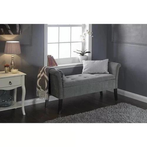 Handmade Exclusive Modern Design Wooden Bench with Storage (Walnut Legs)