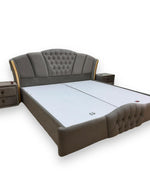 Bloomart Luxe Modern Design Queen Size Bed For Bedroom with Storage