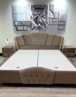 Bloomart Luxe Modern Design Queen Size Bed For Bedroom with Storage