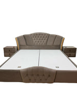 Bloomart Luxe Modern Design Queen Size Bed For Bedroom with Storage