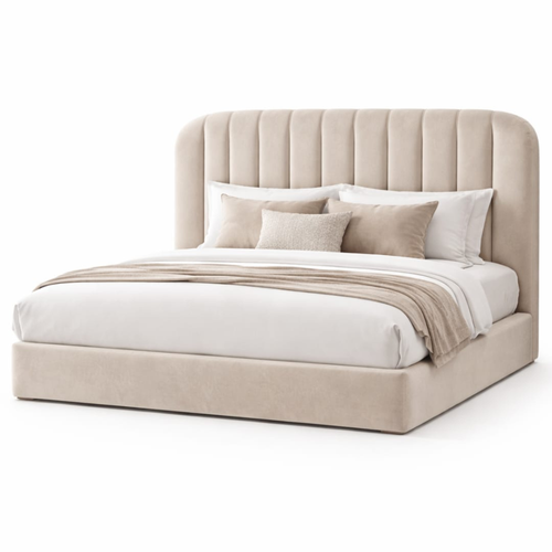 Bloomart Attractive Modernize Upholstery Designer Bed for Bedroom
