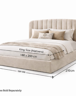 Bloomart Attractive Modernize Upholstery Designer Bed for Bedroom