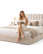Bloomart Attractive Modernize Upholstery Designer Bed for Bedroom