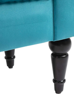 Bloomart Svzy Elegant Button Tufted Modern Bench Sofa Couch for Living Room, Bedroom, Entryway