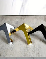 Bloomart Modern Triangular Shape Sofa Legs Pairs with Screws for Furniture Legs (Set of 4)